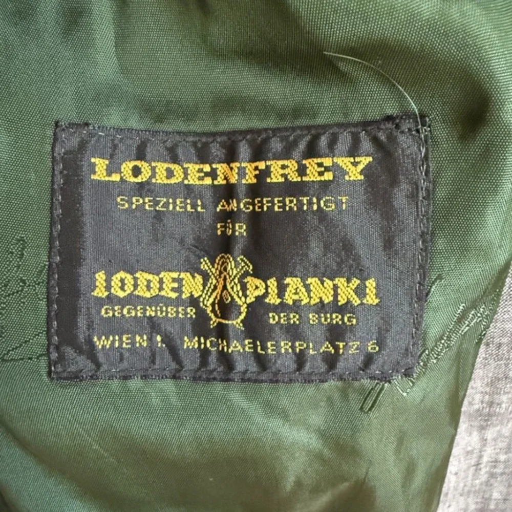 Lodenfrey Austrian Linen Jacket Loden Style‎ Blazer Made in Austria L